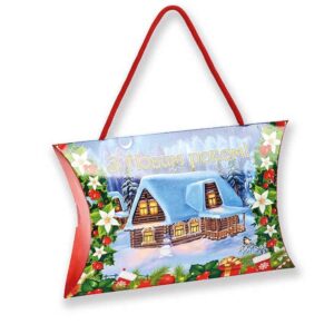 Солодкий подарунковий новорічний набір у сумочці
