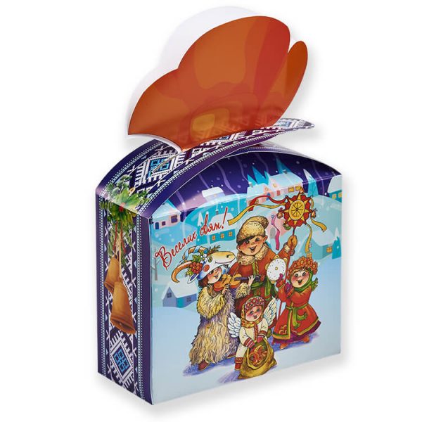 солодкі новорічні набори цукерок для дітей