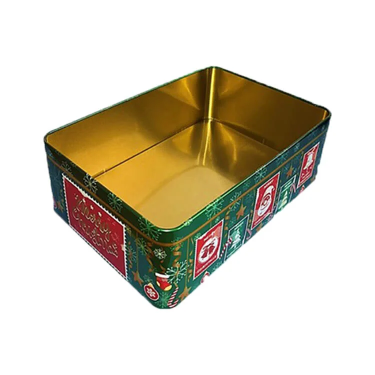 металева коробка VIP з новорічним дизайном