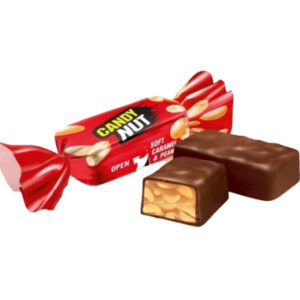 Цукерки Candy Nut м'яка карамель з арахісом Roshen